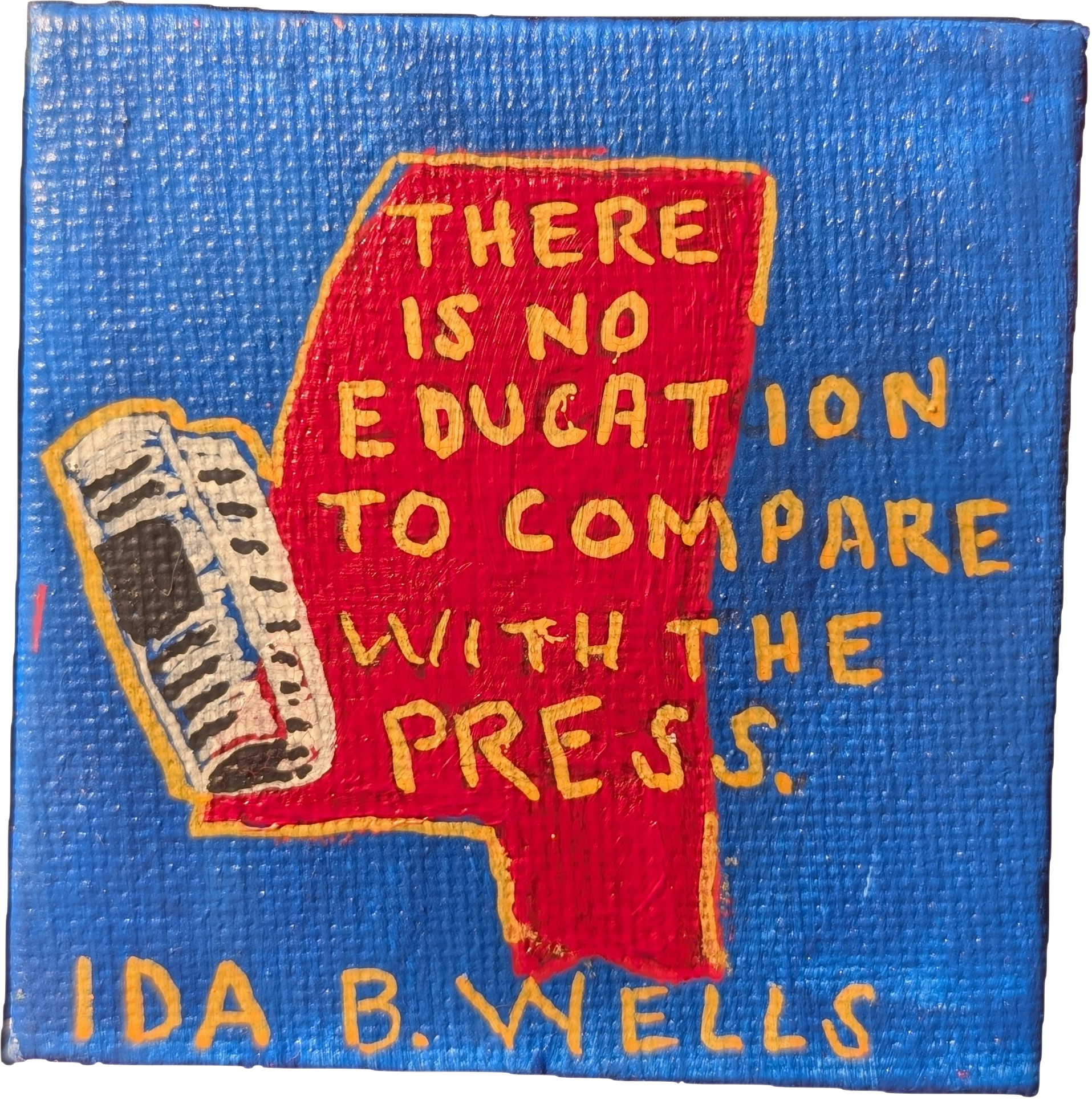 Ida B Wells quote magnet