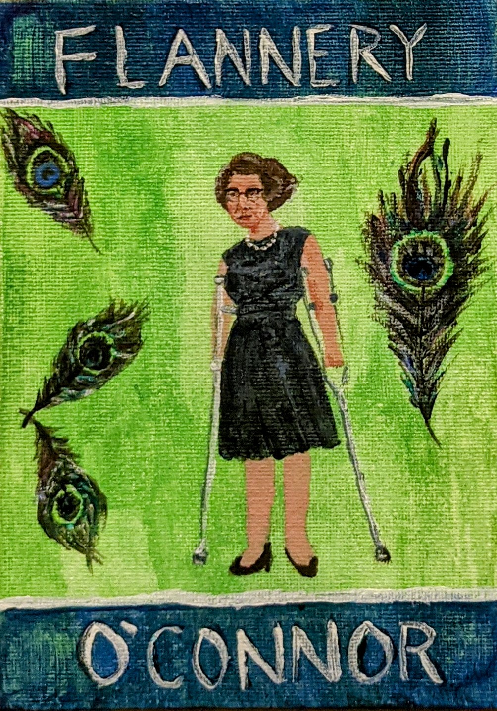 Flannery O'Connor canvas